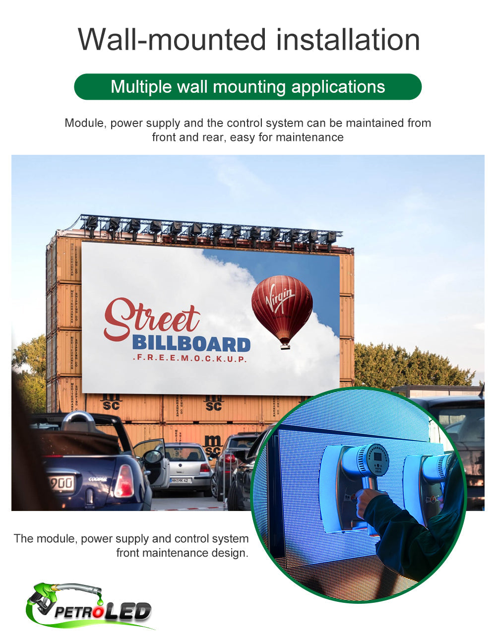 Digital Church sign - LED Church signs- Double Sided -25" x 126" - 5 Year Warranty