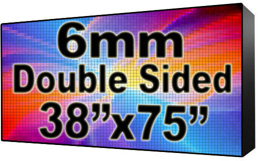 Digital Church sign - LED Church signs- Double Sided -38" x 75" - 5 Year Warranty