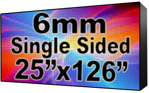 Digital HOA Community & Association Sign - LED signs for HOA Community & Association - Single Sided - 25" x 126" - 5 Year Warranty