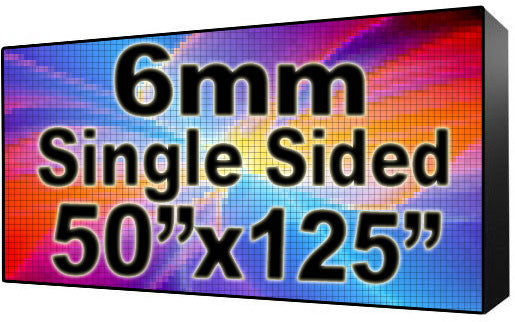 Digital Church sign - LED Church signs- Single Sided -50" x 125"- 5 Year Warranty