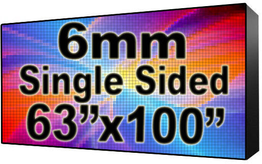 Digital Church sign - LED Church signs- Single Sided -63" x 100"- 5 Year Warranty