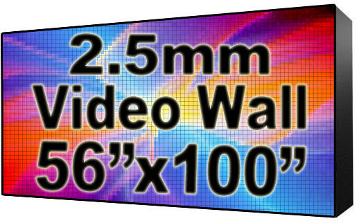 Digital LED Video Wall -56" x 100"
