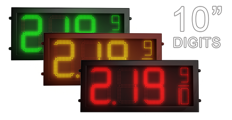 10" Gas price LED signs