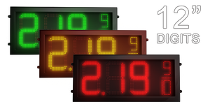 12" LED Gas Price Sign