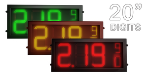 20" LED Gas Price Sign