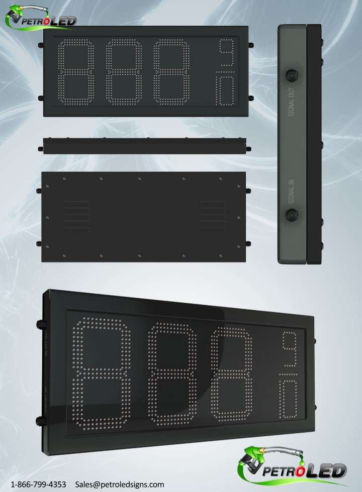 Led Gas Led Sign Battery 16