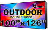 Outdoor - LED Digital Full Color Programmable Sign - Double Sided - 6mm - 100" x 126" - 5 Year Warranty