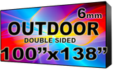 Outdoor - LED Digital Full Color Programmable Sign - Double Sided - 6mm - 100" x 138" - 5 Year Warranty