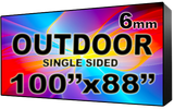 Outdoor - LED Digital Full Color Programmable Sign - Single Sided - 6mm - 100" x 88" - 5 Year Warranty
