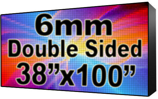 Letrero escolar digital - Letreros escolares LED - Doble cara -38" x 100" - 5 años de garantía