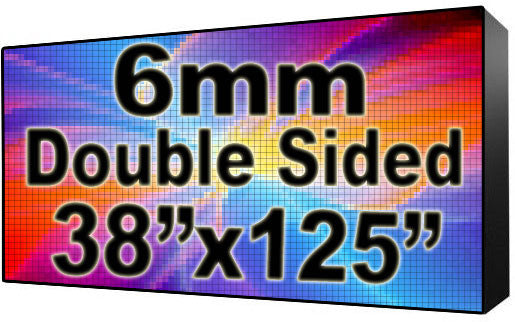 Digital HOA Community & Association Sign - LED signs for HOA Community & Association Sign - Double Sided -38" x 126" - 5 Year Warranty