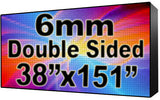 Digital School sign - LED School signs- Double Sided -38" x 151" - 5 Year Warranty