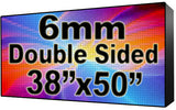 Digital Church sign - LED Church signs- Double Sided -38" x 50" - 5 Year Warranty