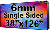 Outdoor Full Color LED Programmable Sign - Front Access - Single Sided - 6mm- 38" x 126" - 5 Year Warranty