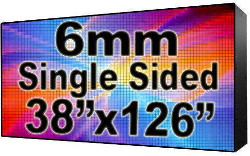Digital Church sign - LED Church signs- Single Sided -38" x 126"- 5 Year Warranty
