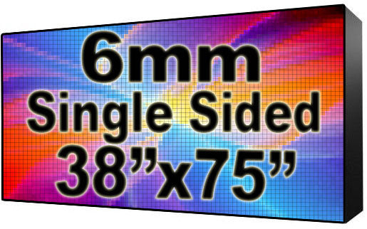 Digital Church sign - LED Church signs- Single Sided -38" x 75" - 5 Year Warranty